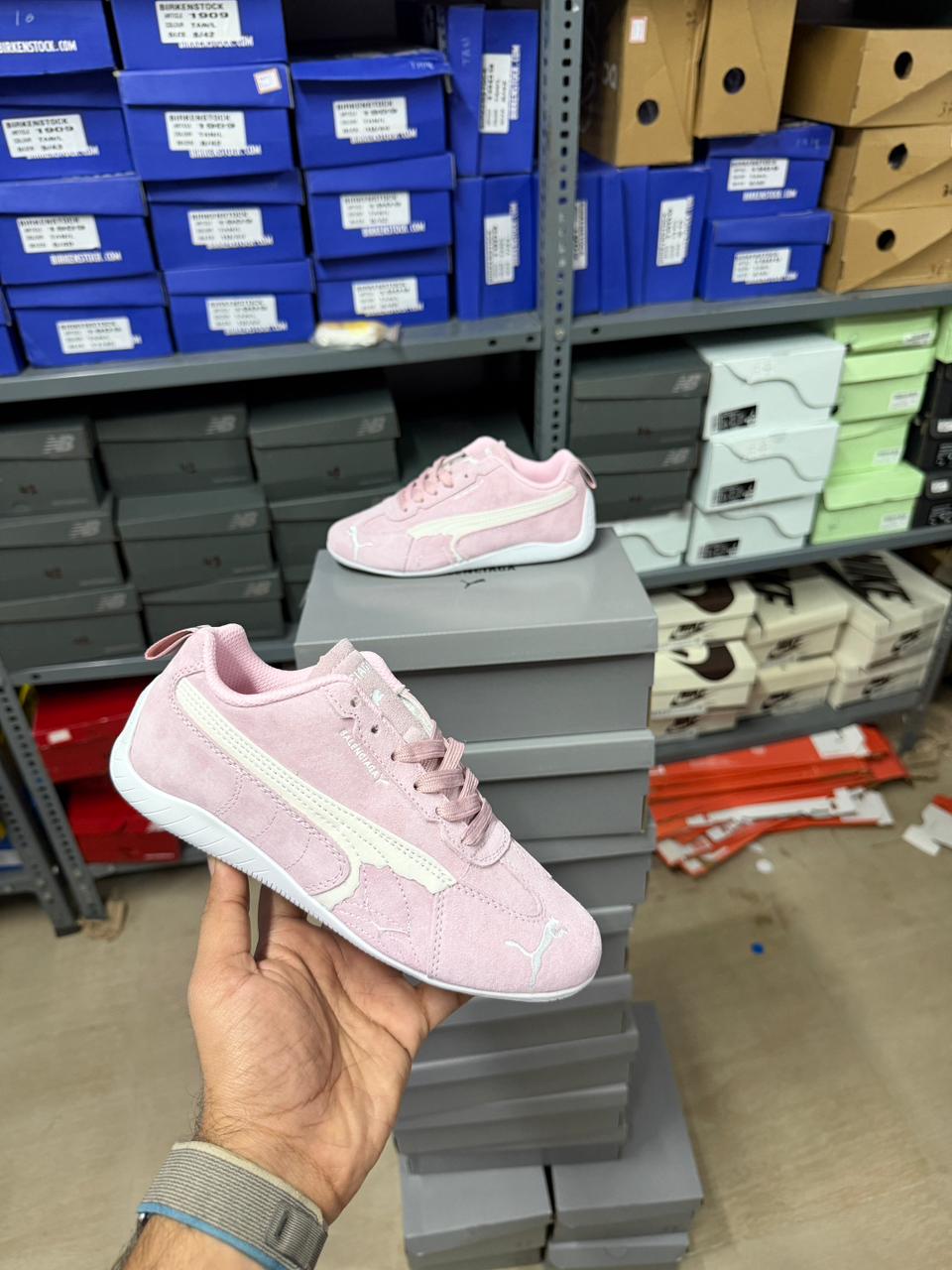 Puma x Balenciaga Speedcat Suede Distressed 'PINK'π