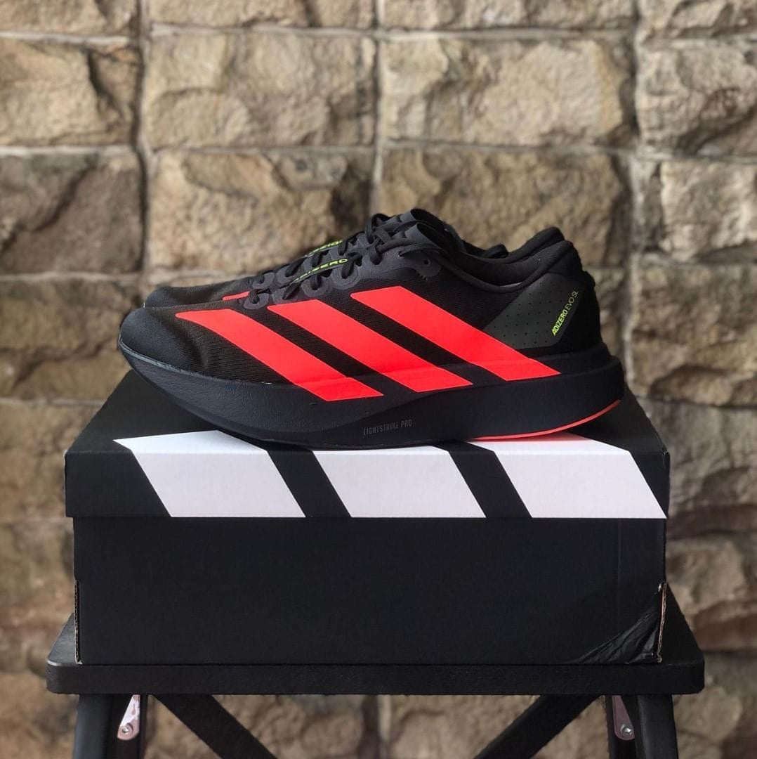 Adidas Adizero EVO SL "Carbon Lucid Red Black"