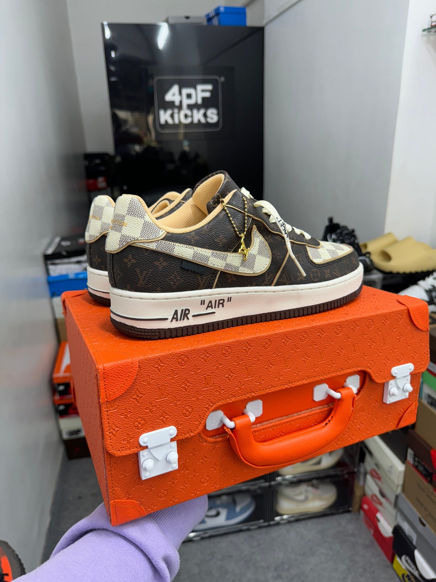 Air Force 1 x Louis Vuitton 'Monogram Brown' (UA)