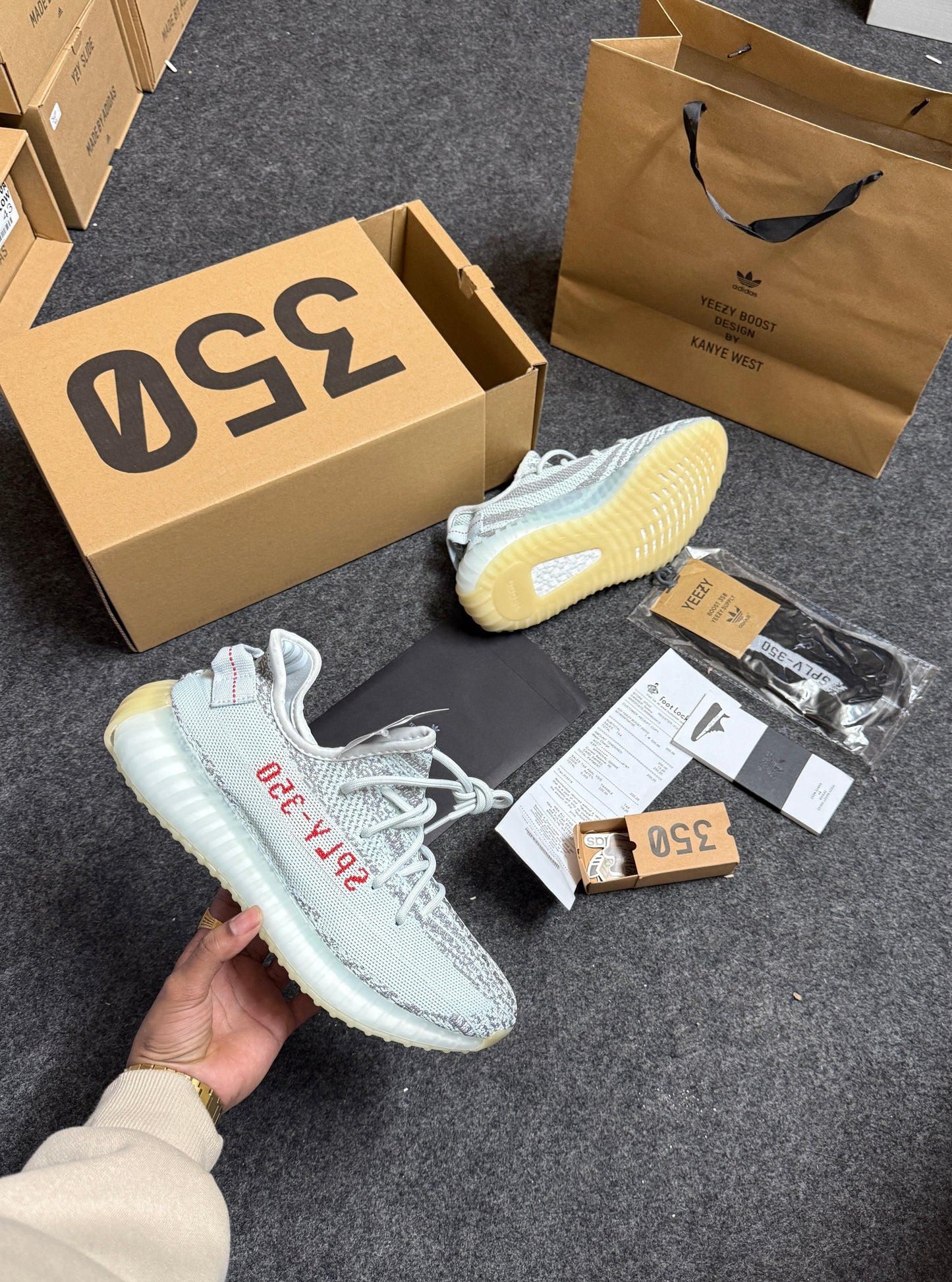 Yeezy Boost 350v2 'Blue tint' (UA)