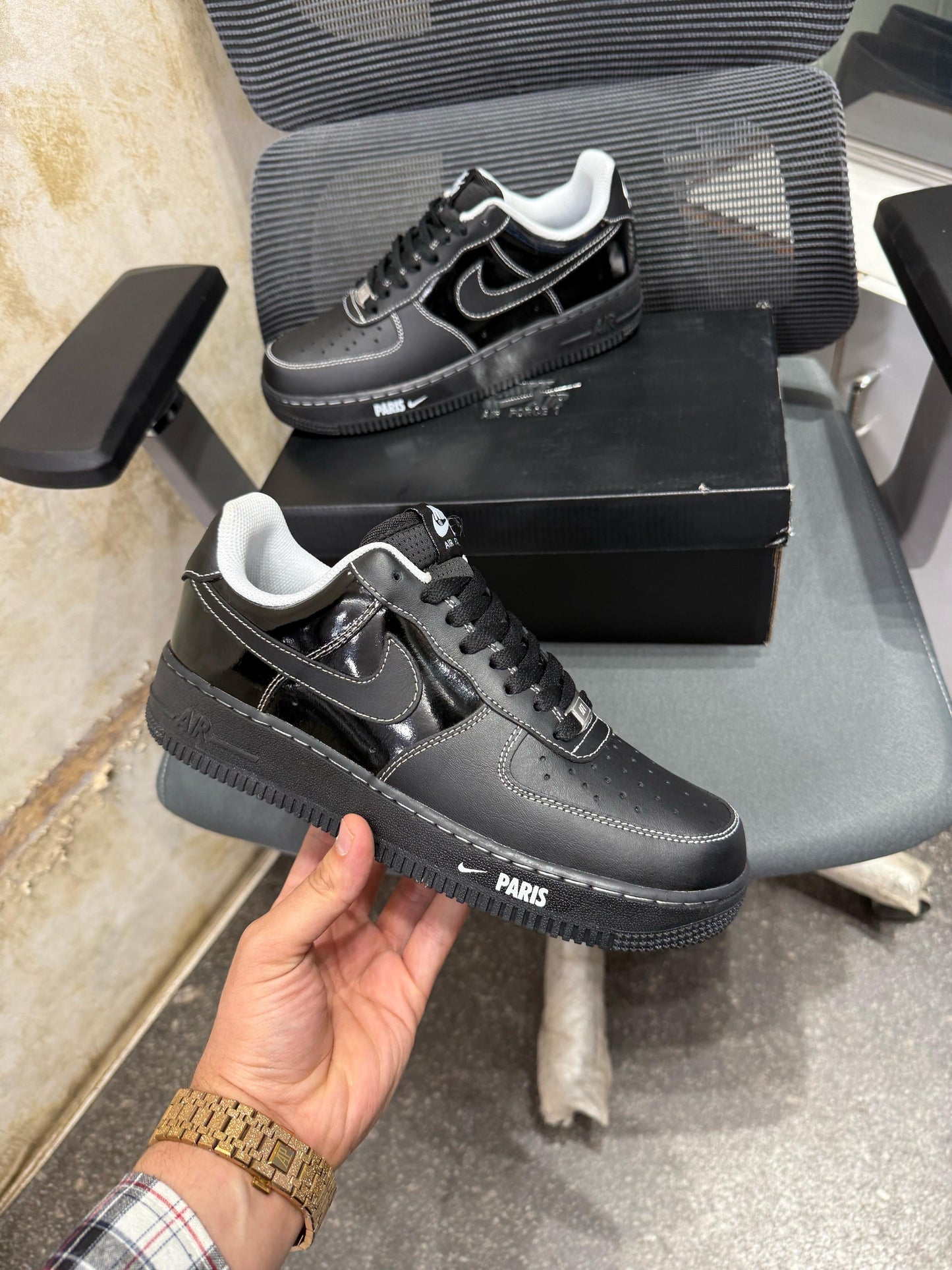 Airforce 1 ( BLACK PARIS ) 🔥
