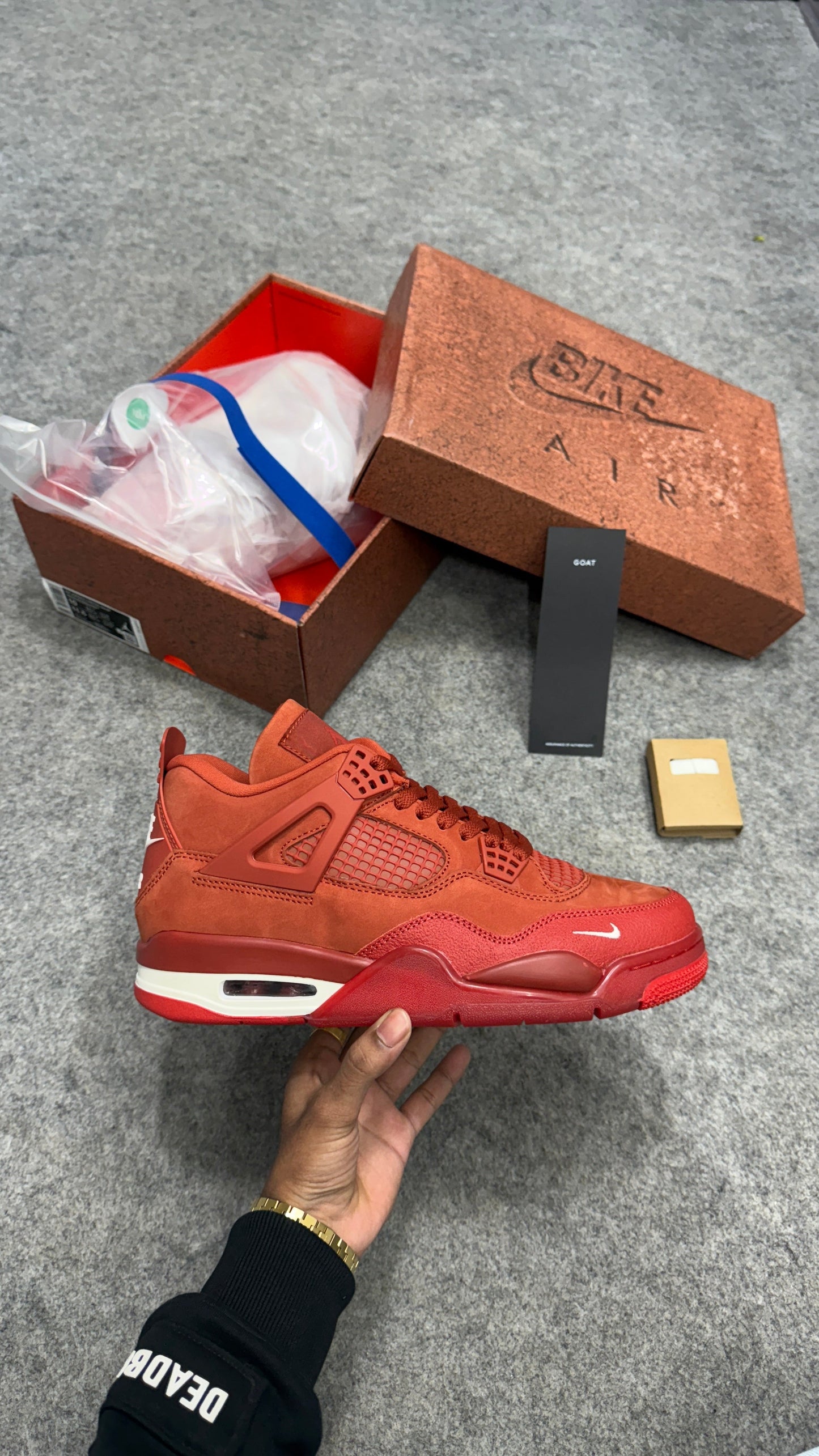 Retro 4 OG SP Nigel Sylvester 'Brick by Brick' (UA)