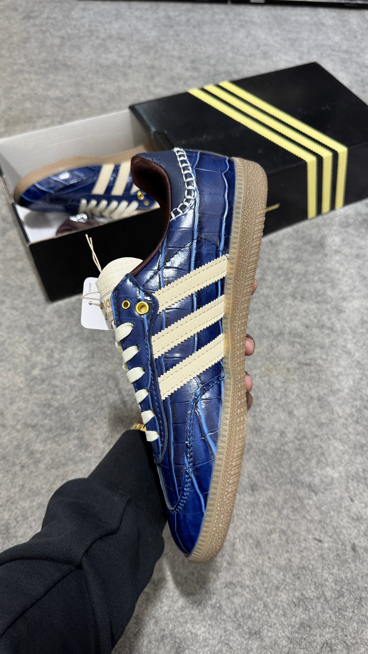 ADIDAS SAMBA x WALES Collegiate Navy