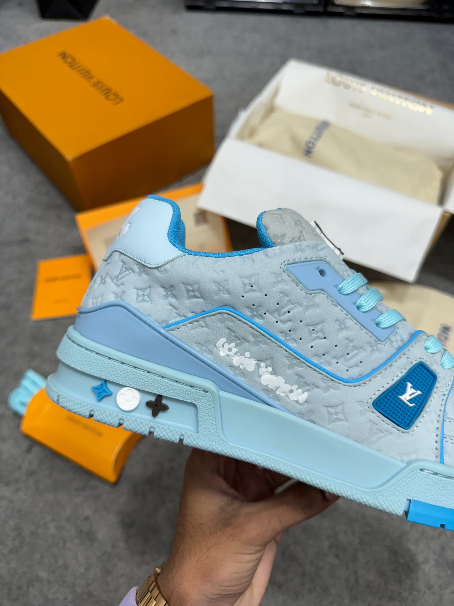 Louis Vuitton x Tyler The Creator Trainer 'BLUE'    (UA)