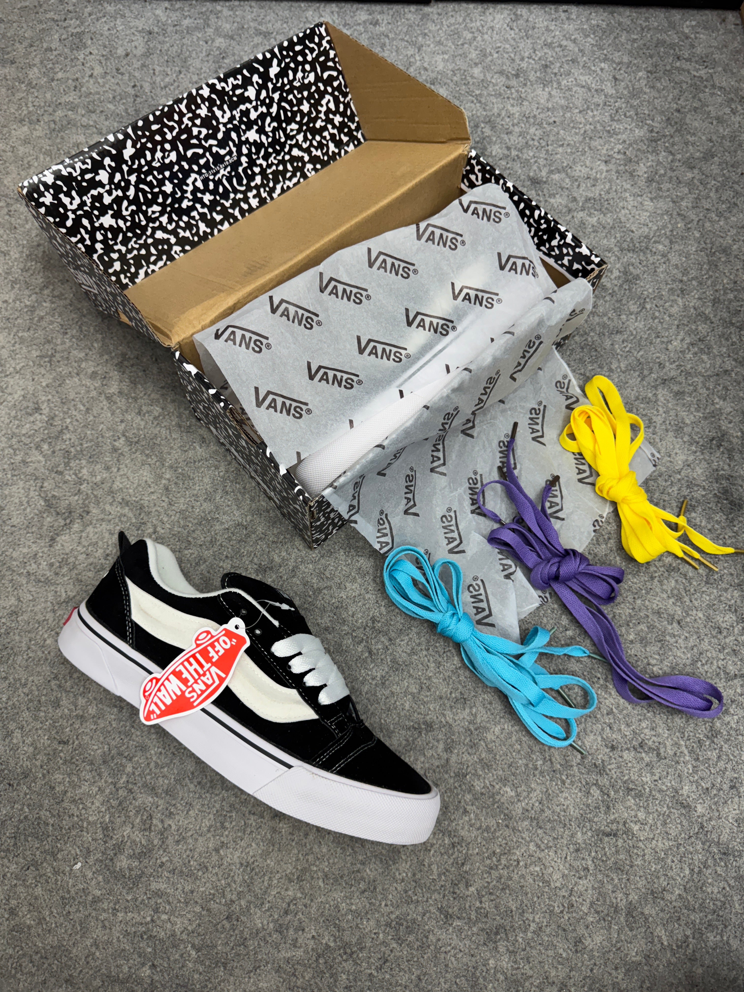 VANS Knu-Skool Vault UAVR3 LX x Imran Potato Black White (UA)