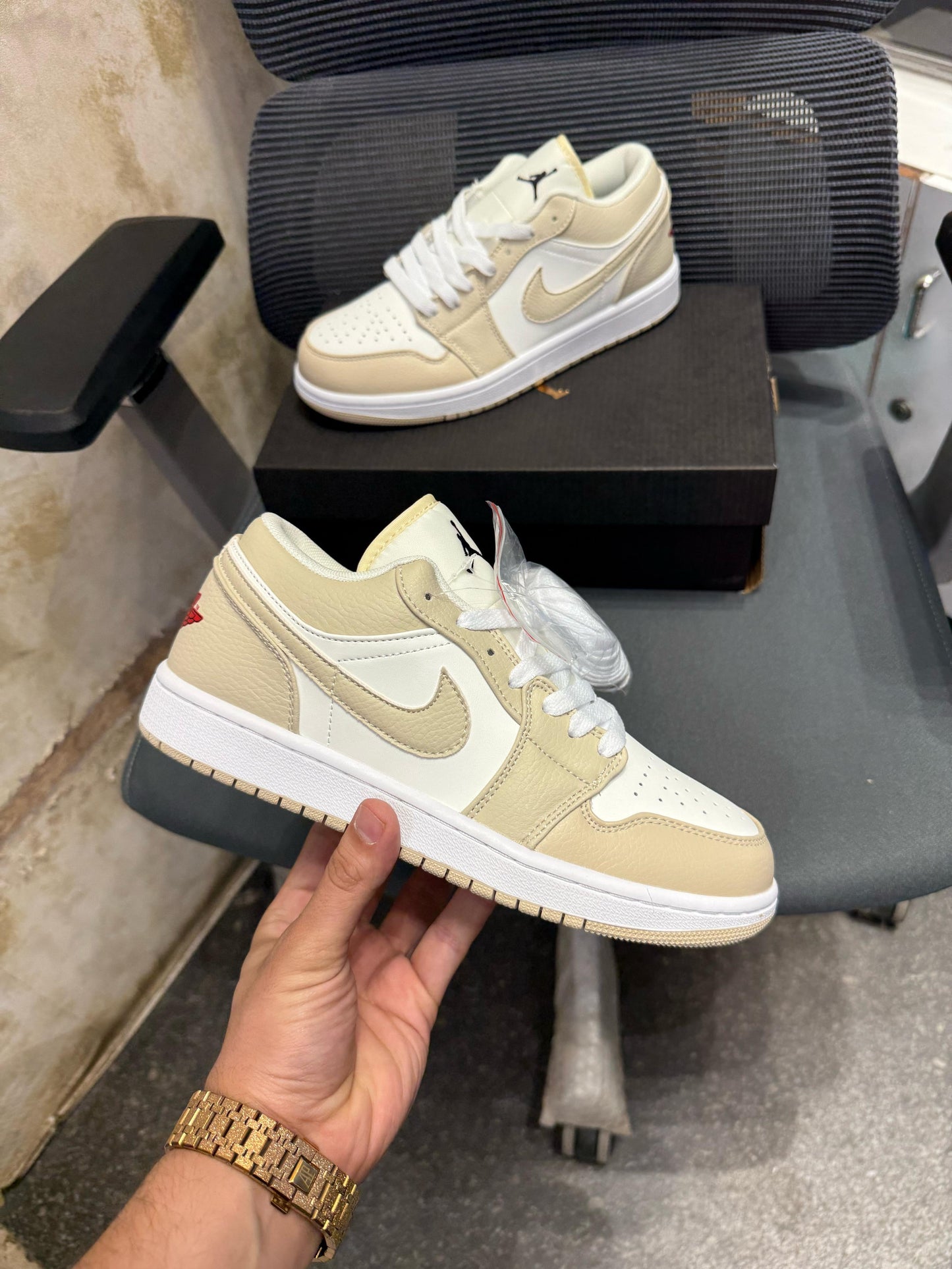 AJ 1 Low “SAIL RATTAN”