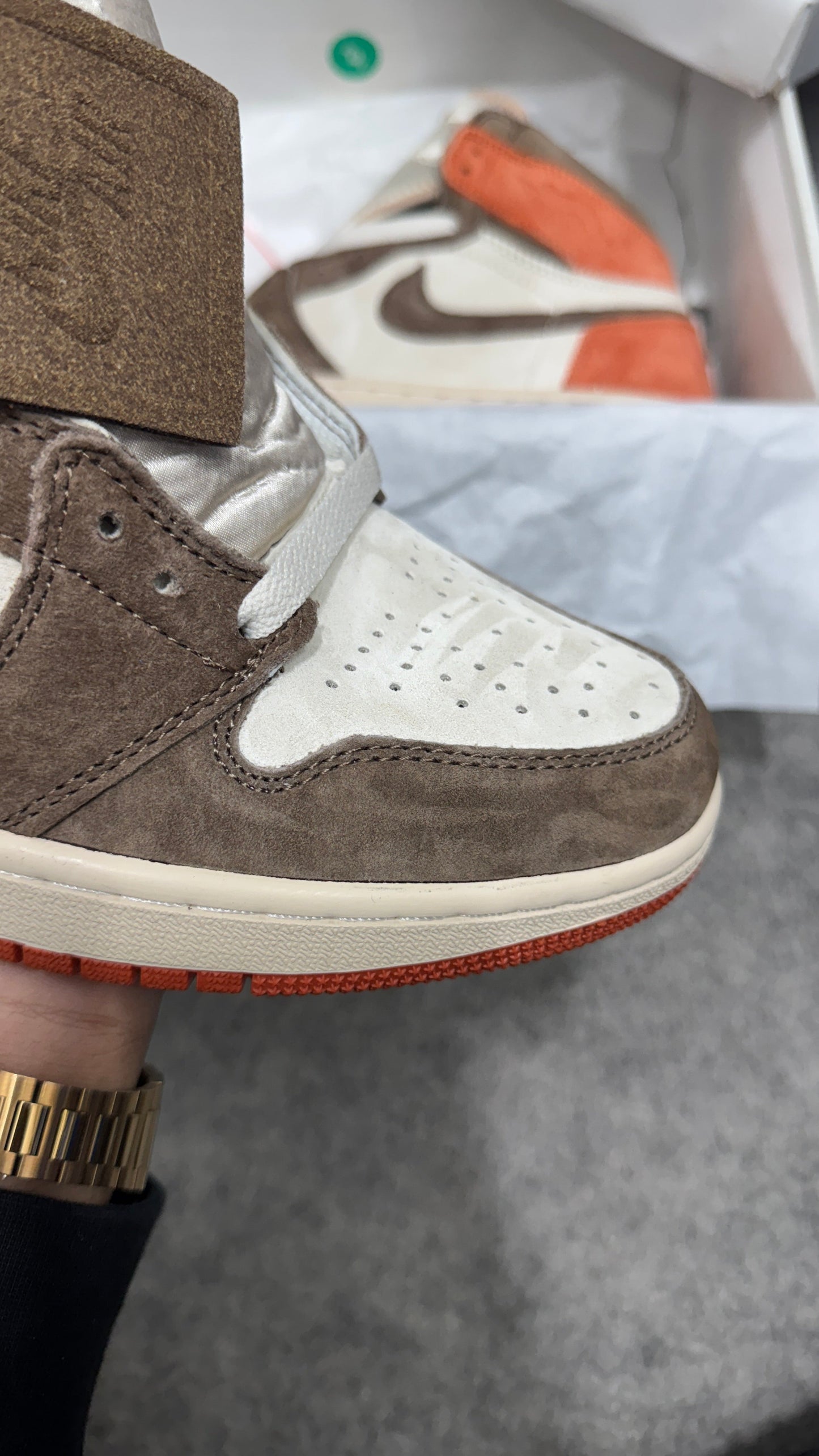AJ 1 High 'Dusted Clay' (UA)