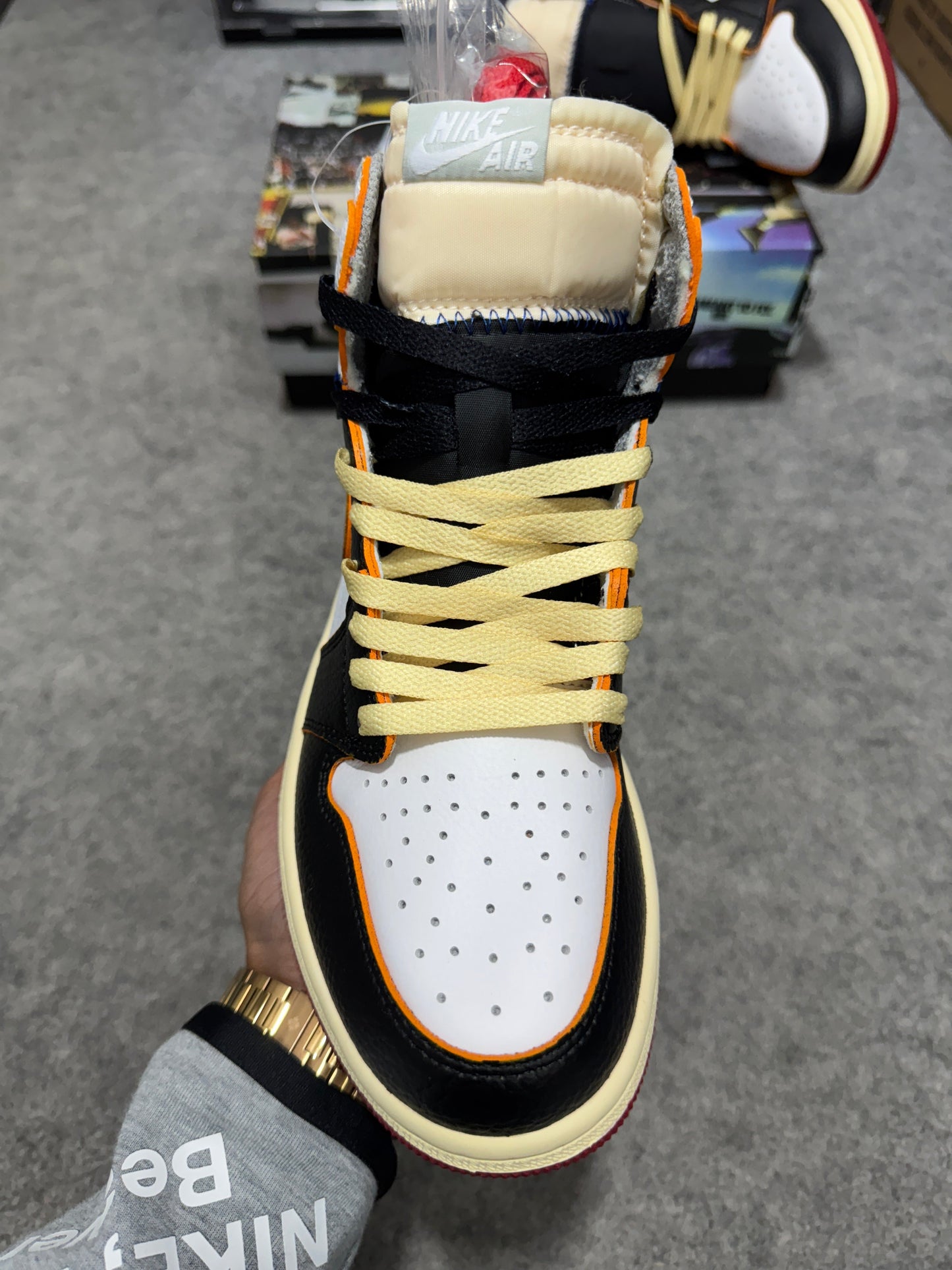 AJ 1 High 'UNION BLACK TOE'
