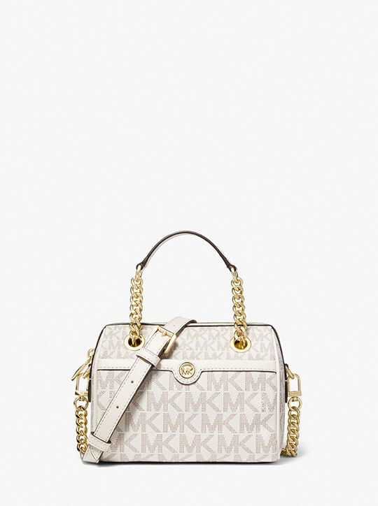Michael Kors Blair Boston ( Beige/white/ pink )🤍🩷