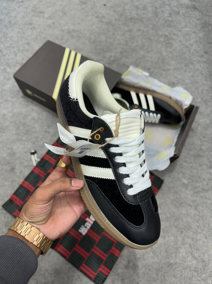 ADIDAS SAMBA PONY TONAL WALES BONNER 'CORE BLACK'