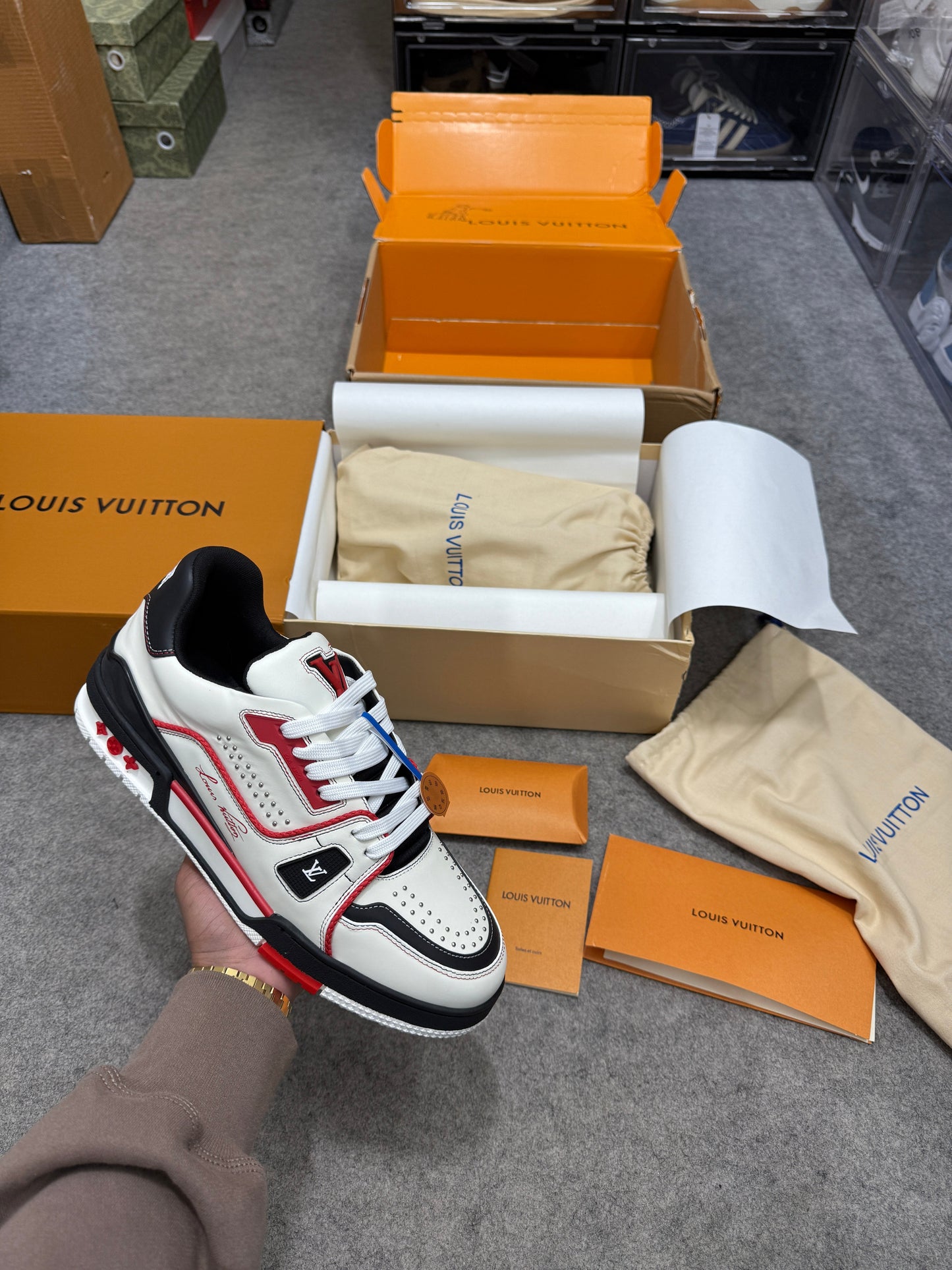 Louis Vuitton Trainer 'Red/White' (UA)