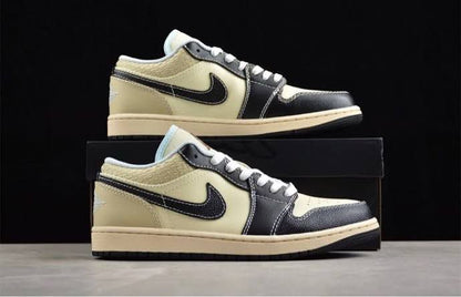 AJ 1 Low Coconut Milk Black Muslin