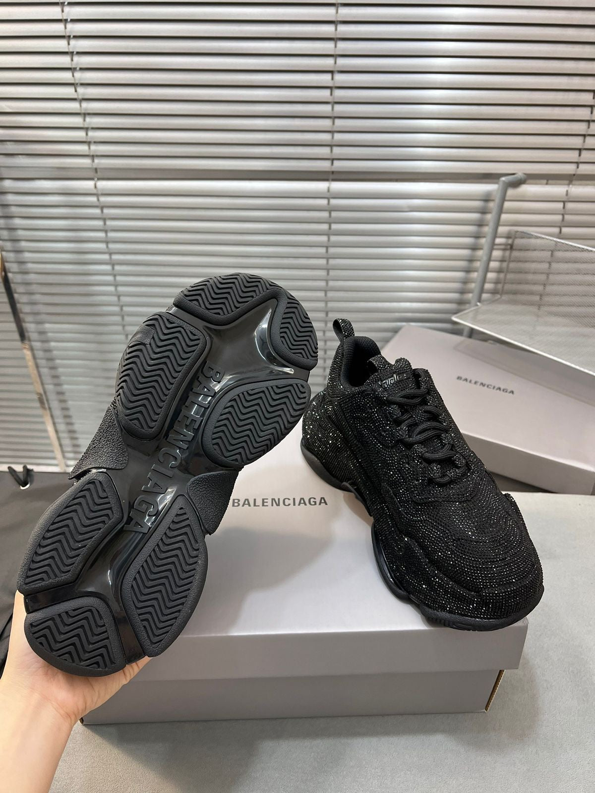 Balenciaga Triple S Black Diamond 💎