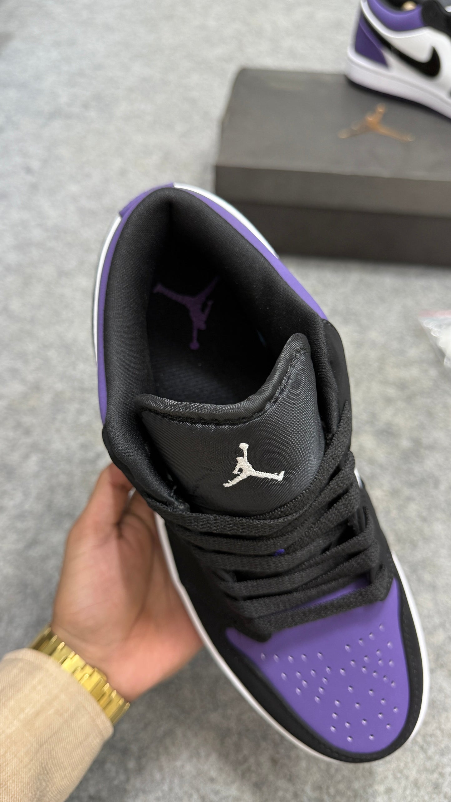 AJ1 Low 'Court Purple'