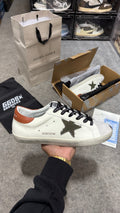 Golden Goose Leather Superstar (white/green)