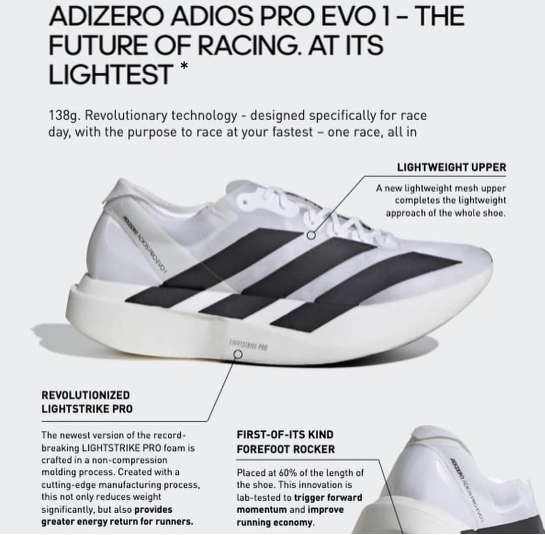 Adidas Adizero EVO SL "White"