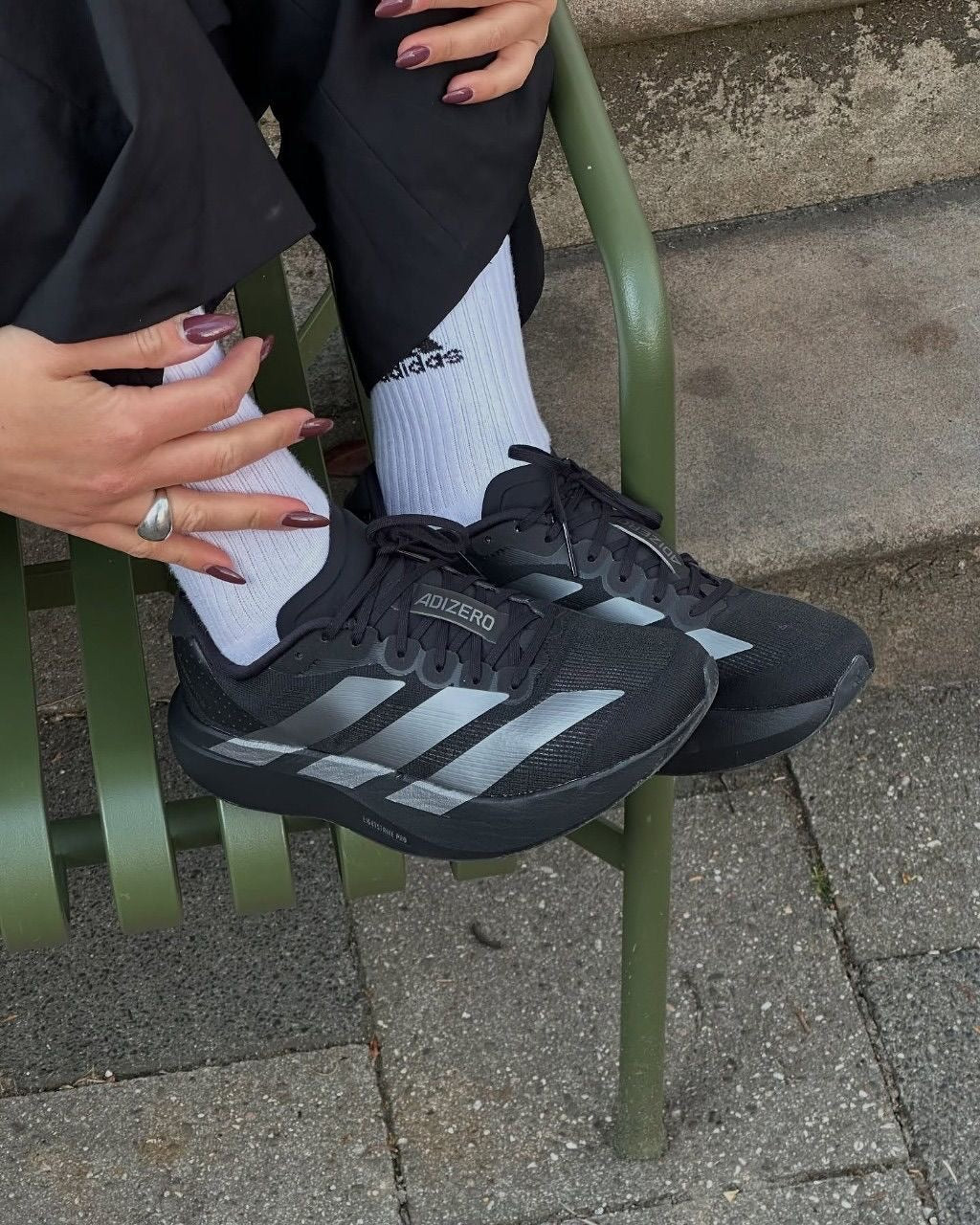 Adidas Adizero EVO SL "Core Black iron Metallic"