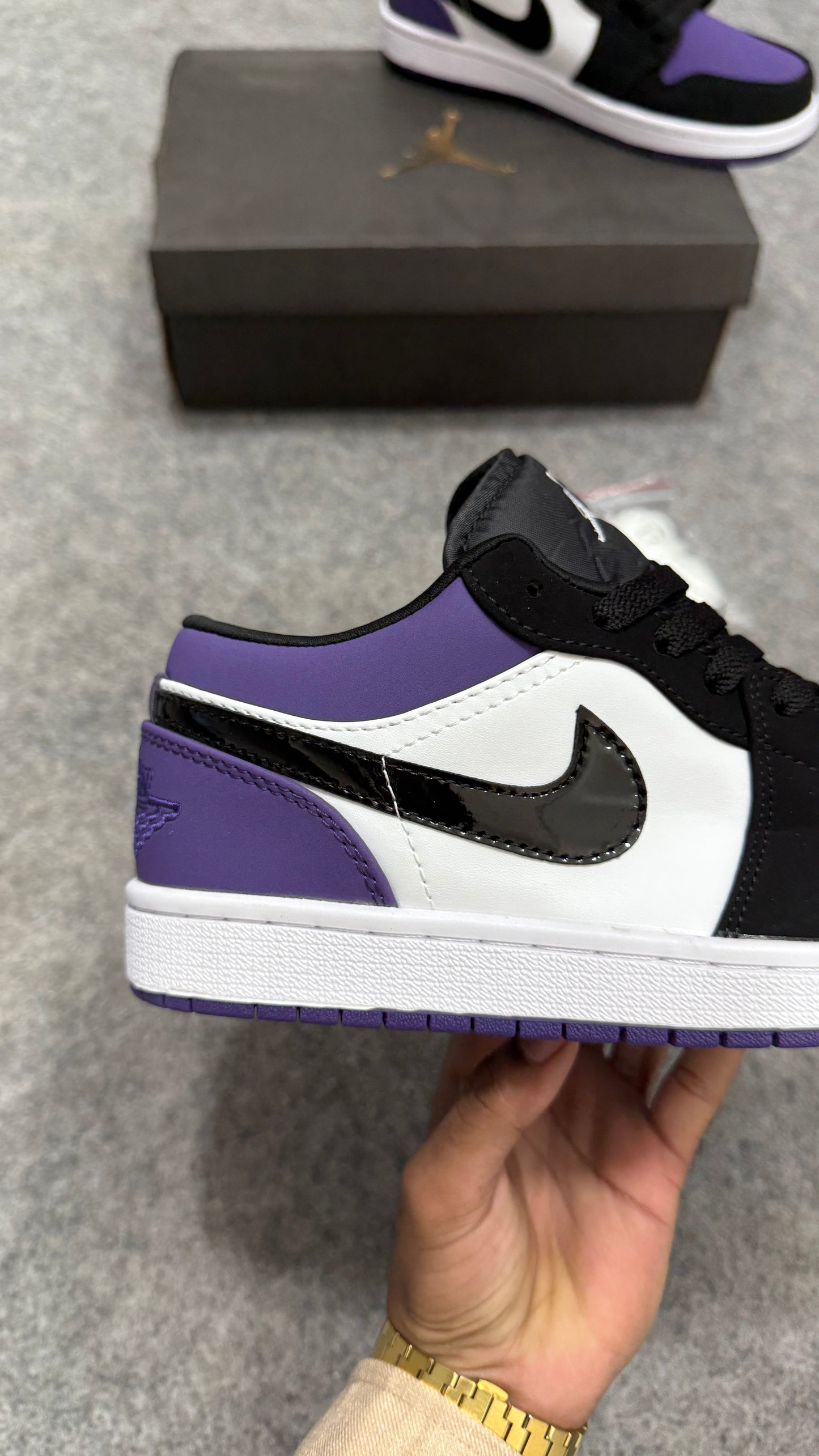 AJ1 Low 'Court Purple'