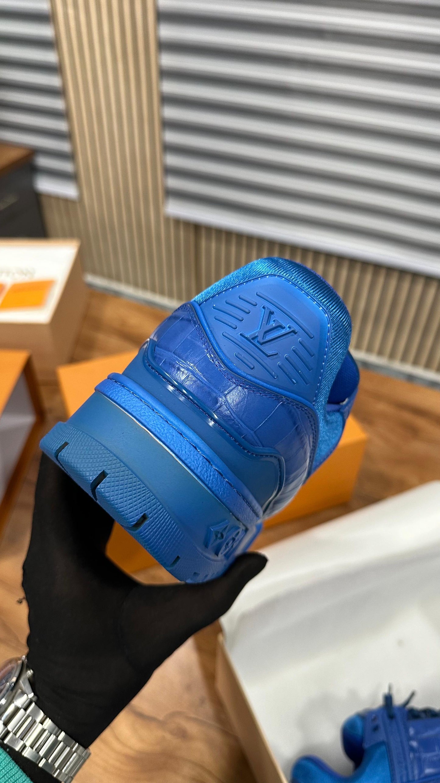 Louis Vuitton Trainer 'BLUE'    {UA}