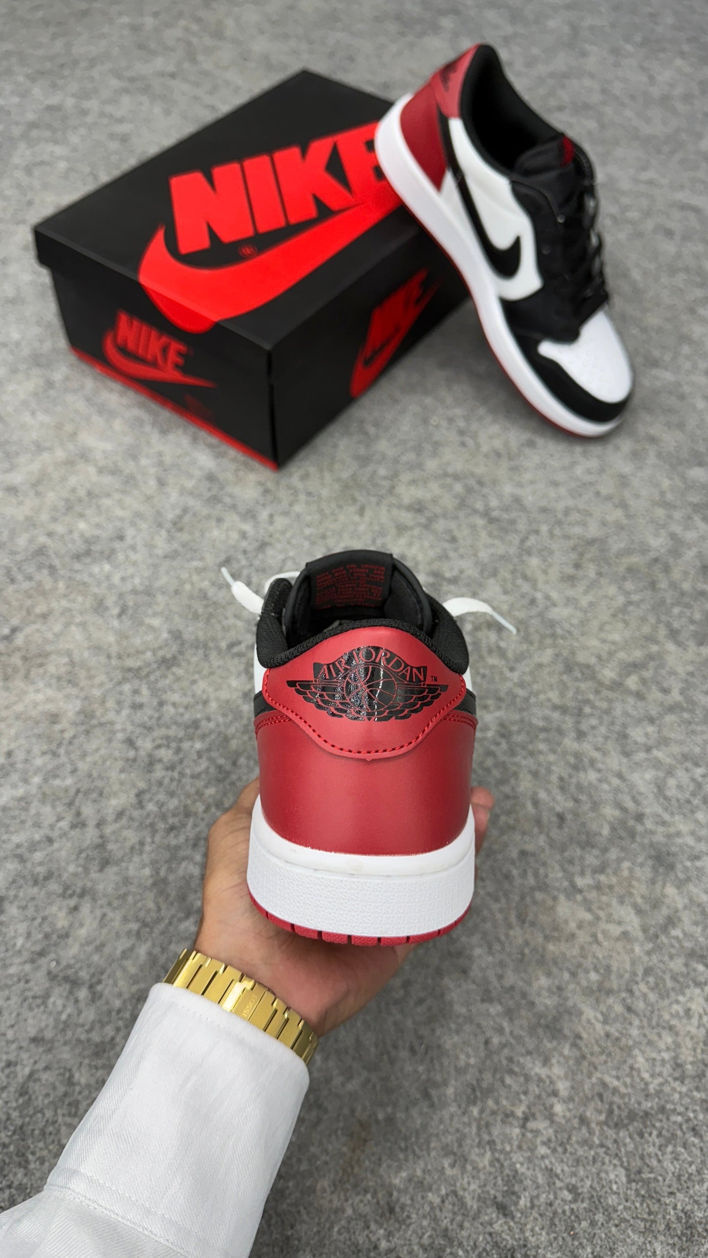 AJ1 Low 'Black Toe'