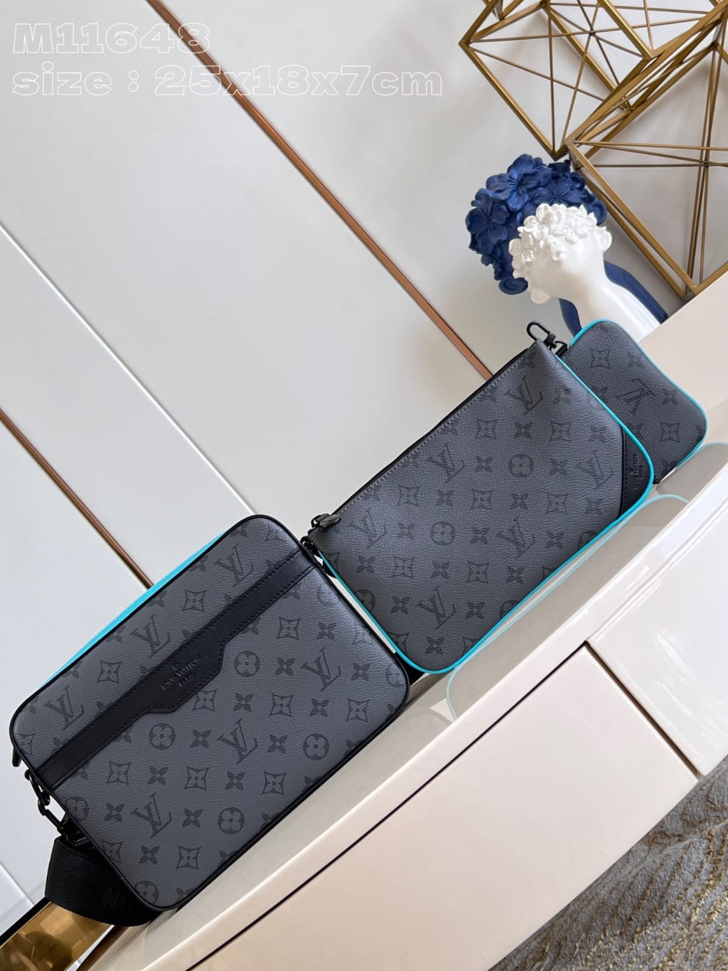 Louis Vuitton LV Virgil Abloh Trio Messenger Multi Crossbody Bag