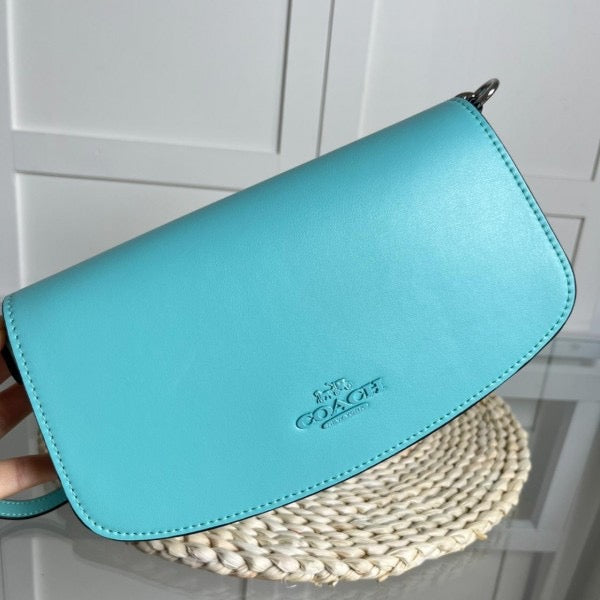 Coach Andrea Shoulder Bag (Blue) 🩵