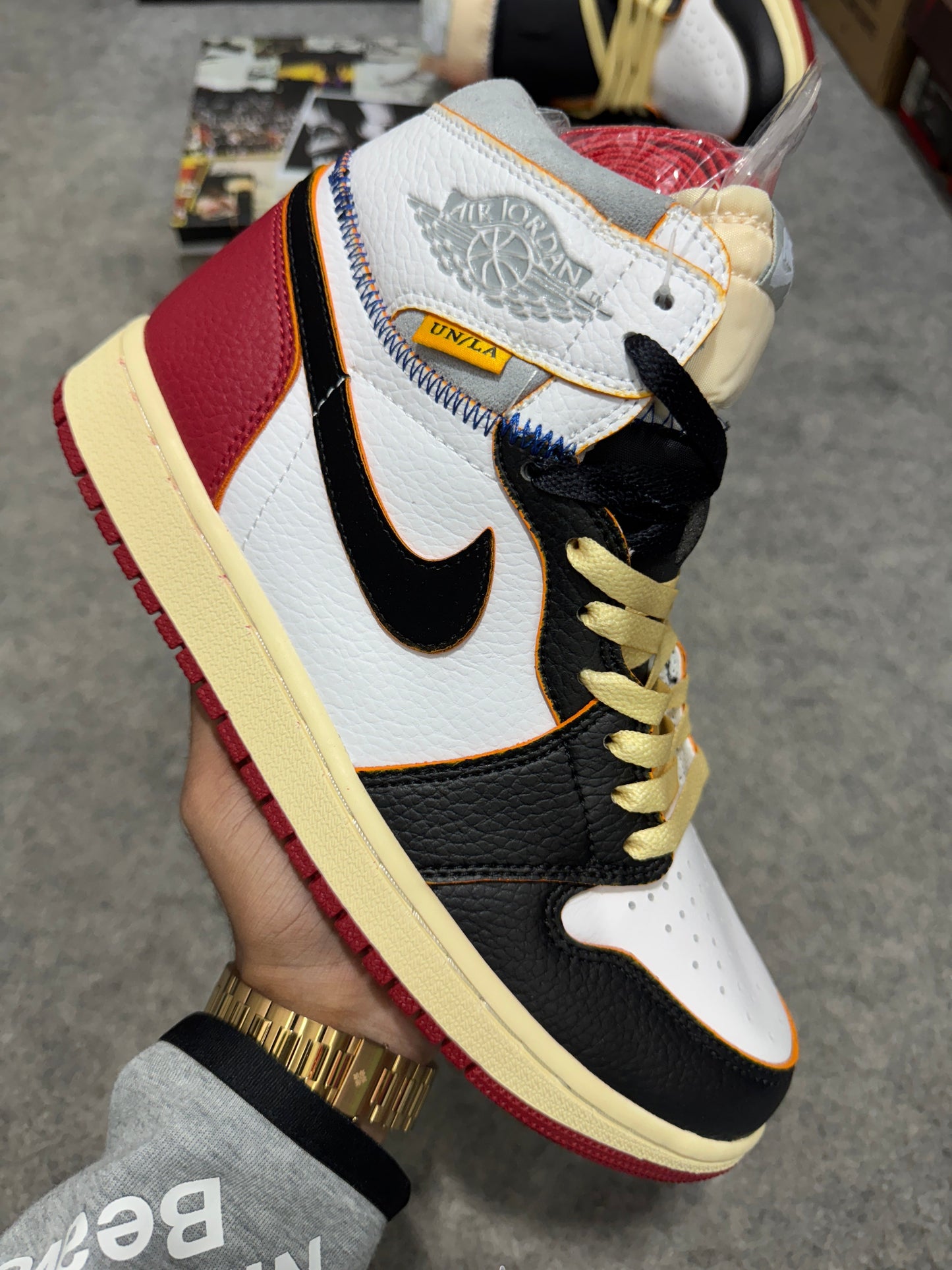 AJ 1 High 'UNION BLACK TOE'