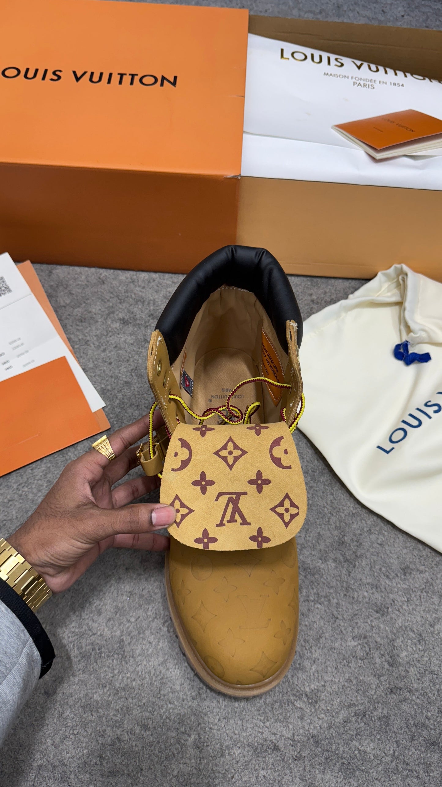 LOUIS VUITTON LV X Timberland Ankle Boot (UA)