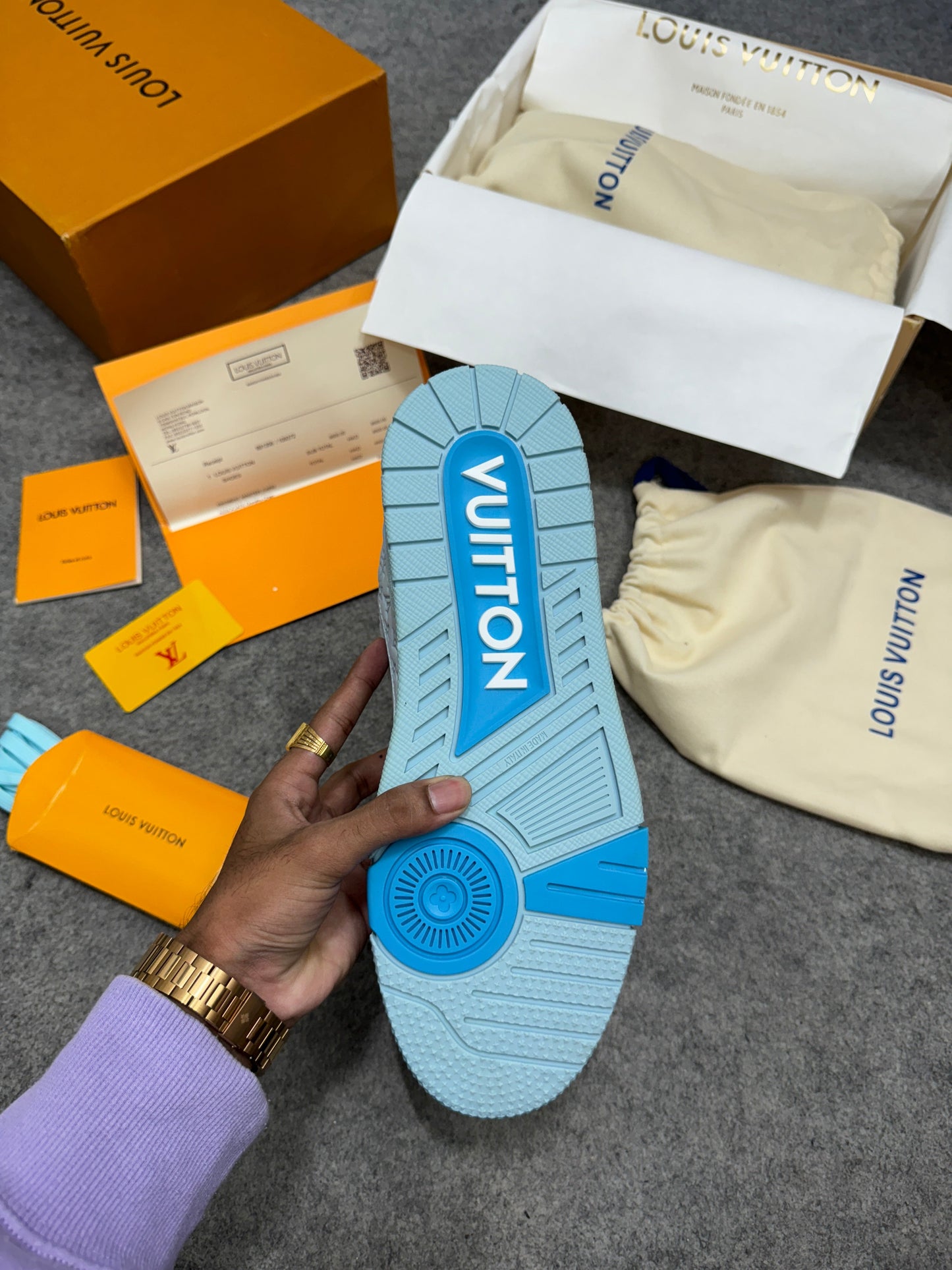 Louis Vuitton x Tyler The Creator Trainer 'BLUE'    (UA)