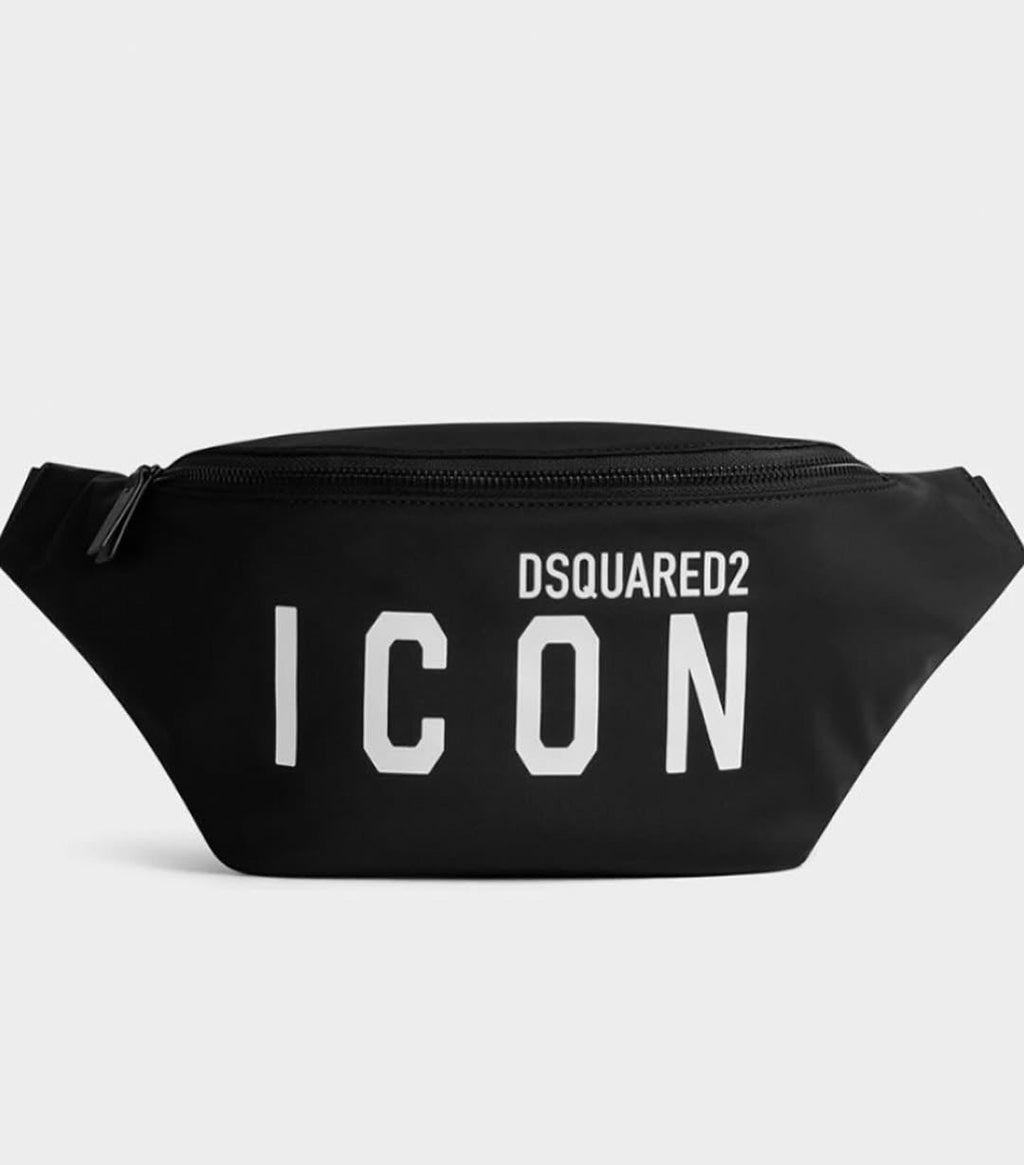 Dsquared2 Icon Nylon Waist Pouch Track Belt 🖤