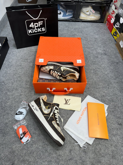 Air Force 1 x Louis Vuitton 'Monogram Brown' (UA)