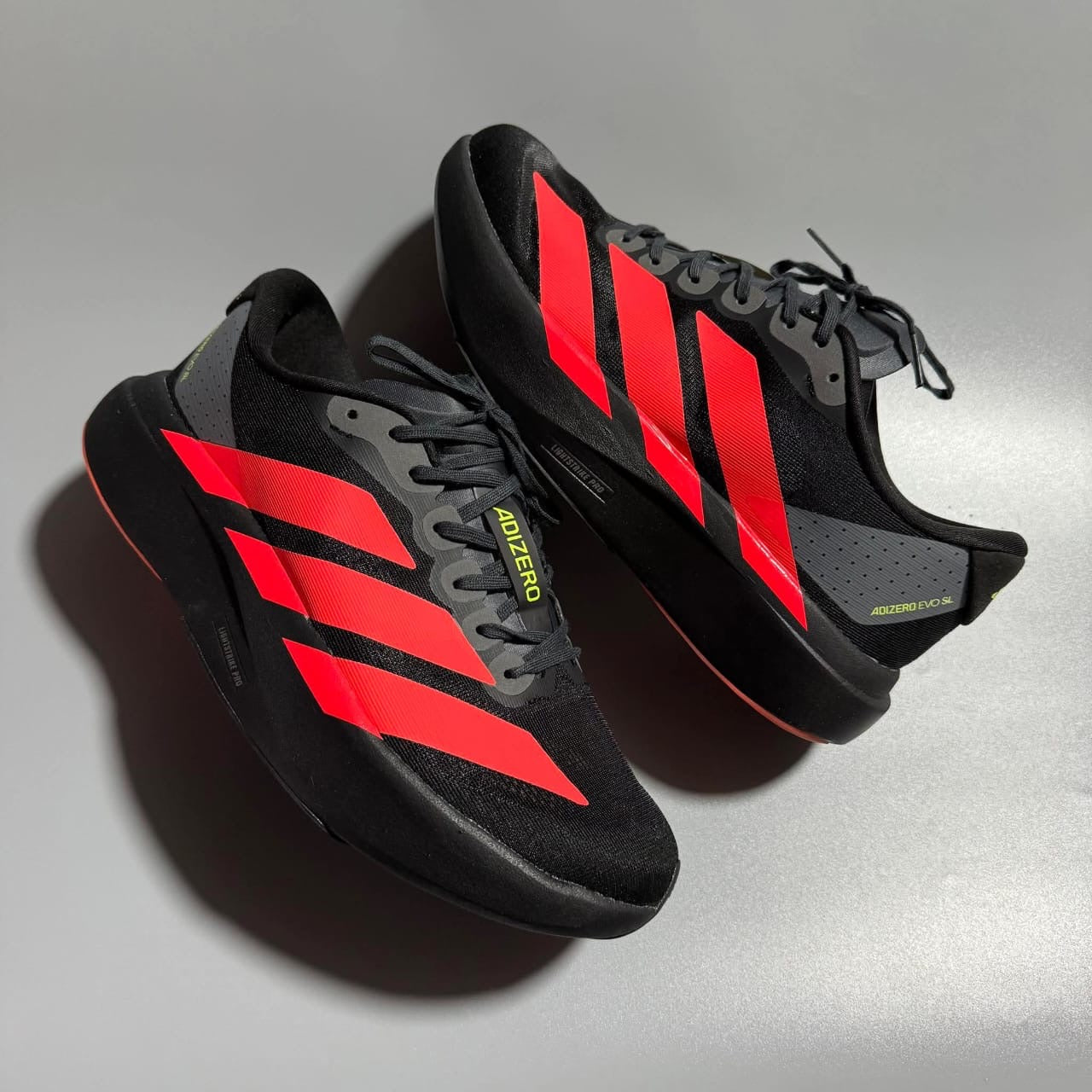 Adidas Adizero EVO SL "Carbon Lucid Red Black"