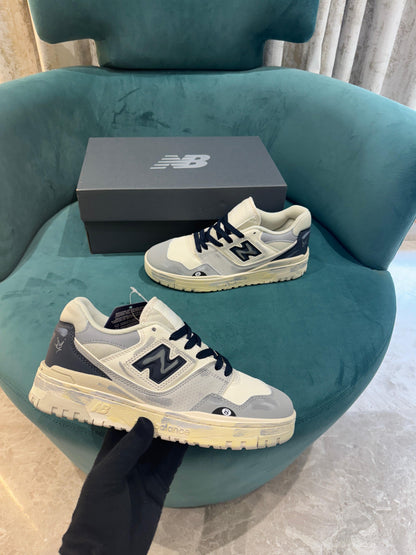 New Balance 550 WOLF (White Grey Painted )🔥👟