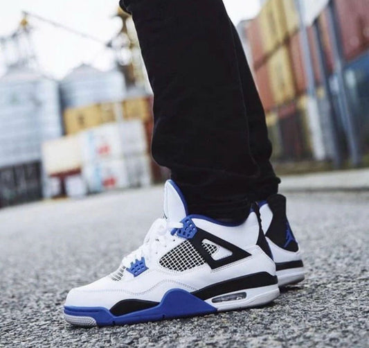 Retro 4  x “MOTORS SPORT” ( blue/white)