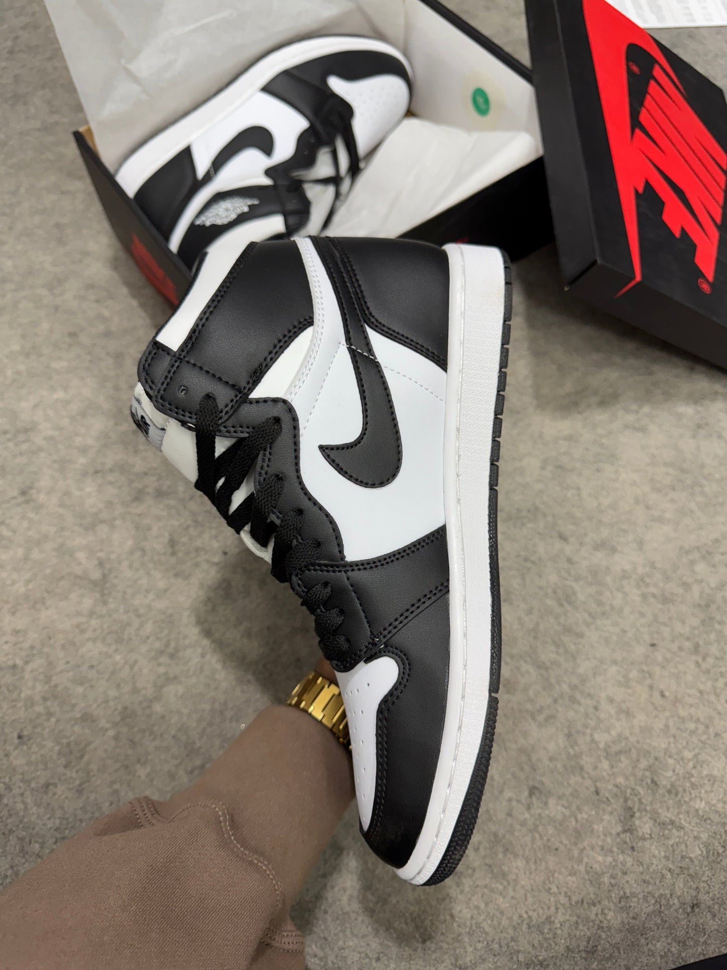 AJ1 High 85 'Black/White' Panda