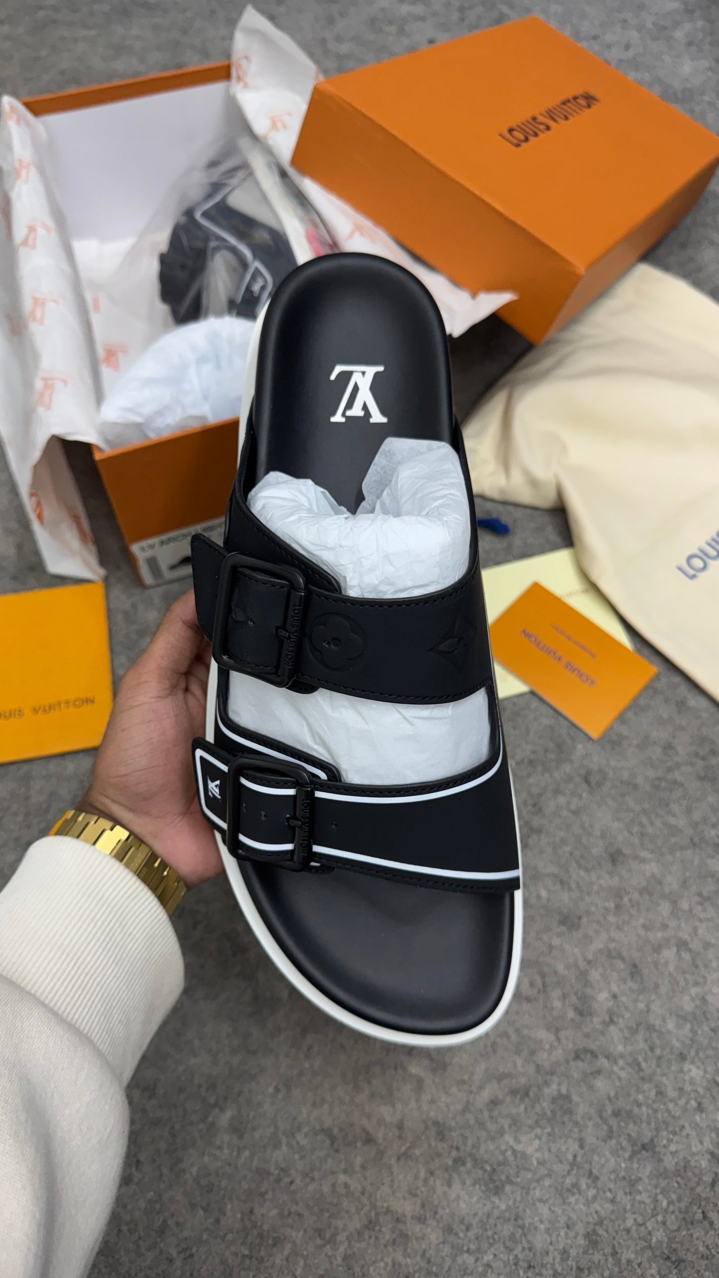 Louis Vuitton Trainer Mule 'Black'
