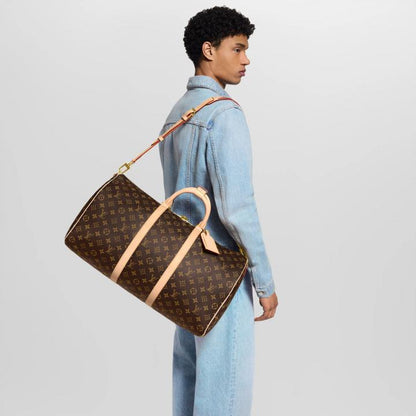 Louis Vuitton 1993 Keepall 55 monogram boston bag