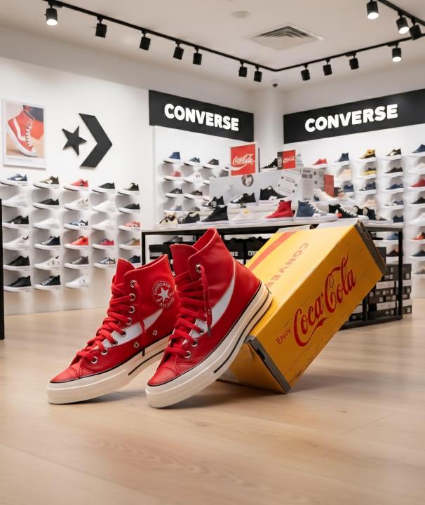 Converse High Chuck Taylor 70 'COCA COLA RACING RED LEATHER'