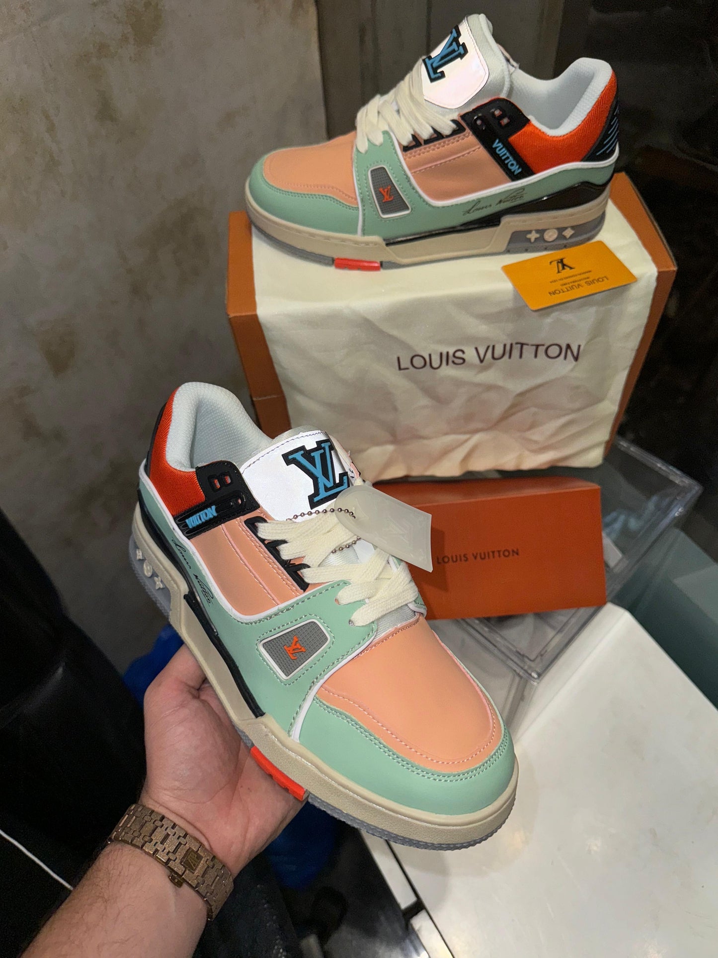 Louis Vuitton Trainer 'Multi Orange'