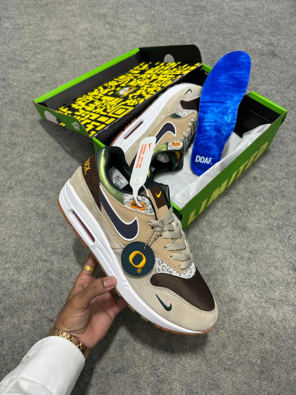 Nike Airmax 1 'university of Oregon'