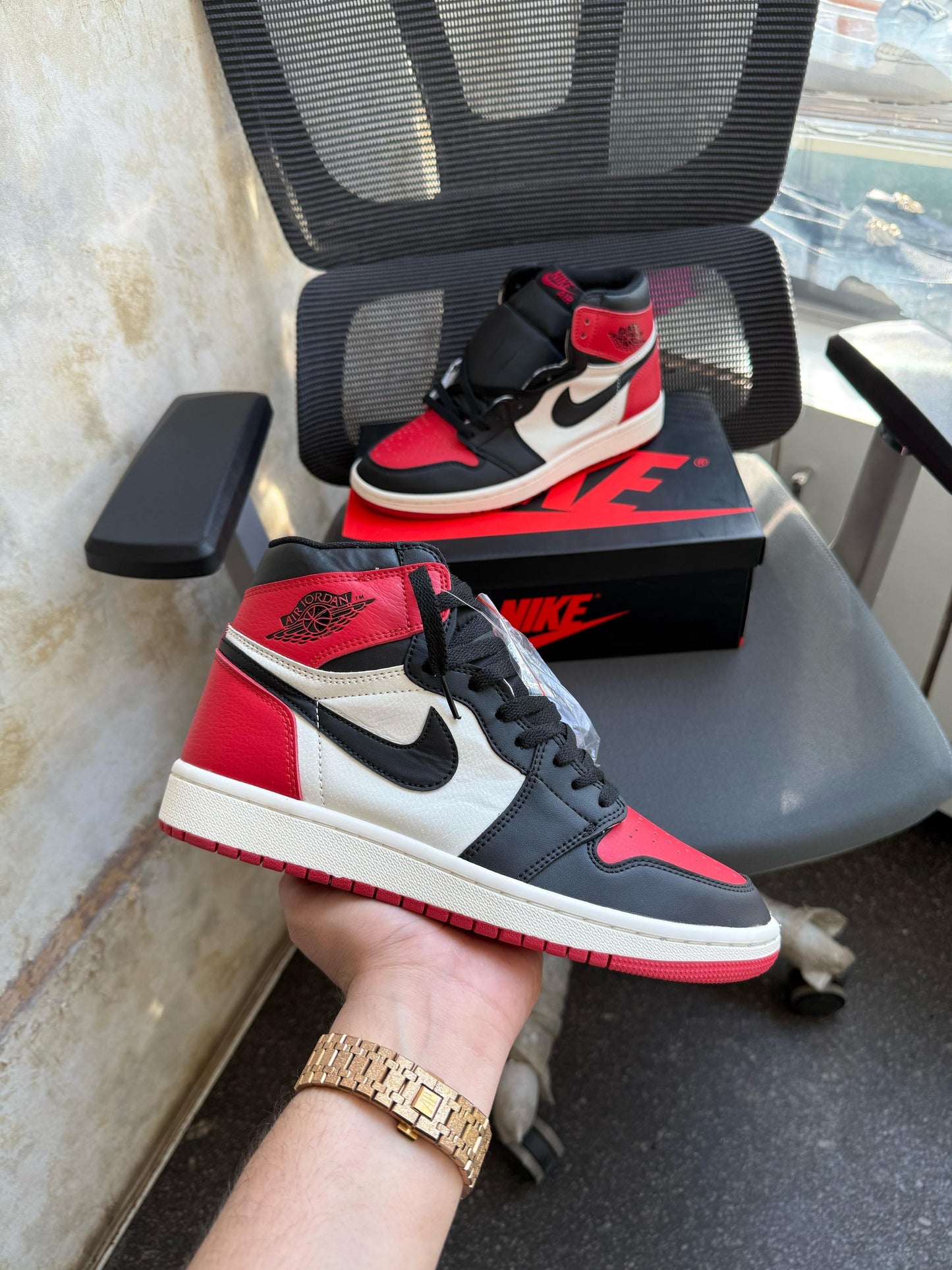 AJ 1 High 'BRED TOE '