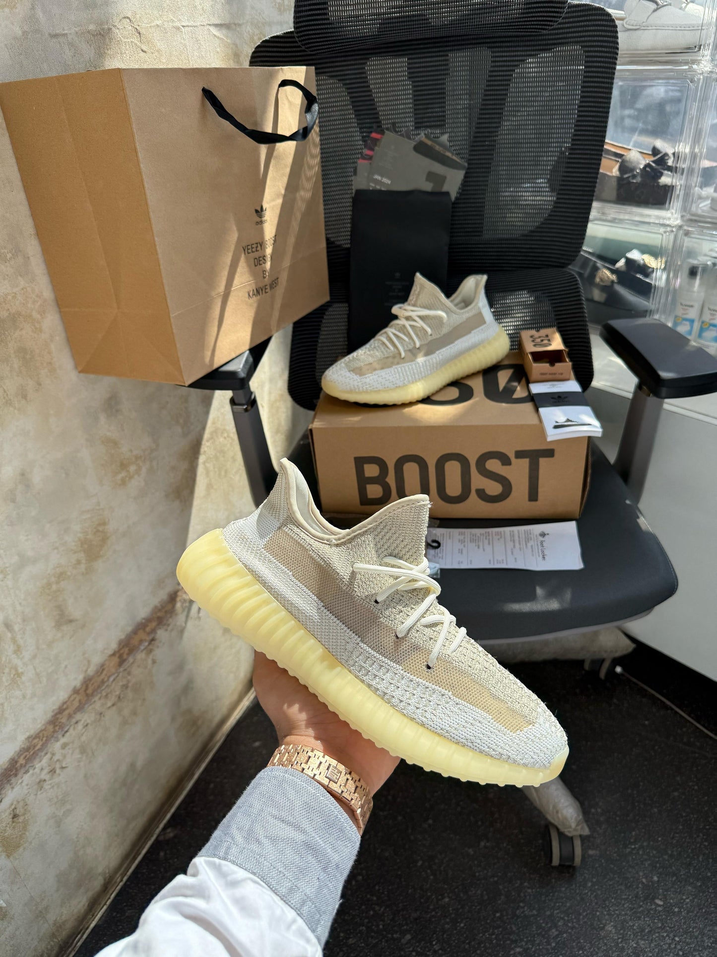 Yeezy Boost 350v2 'Natural' (UA)