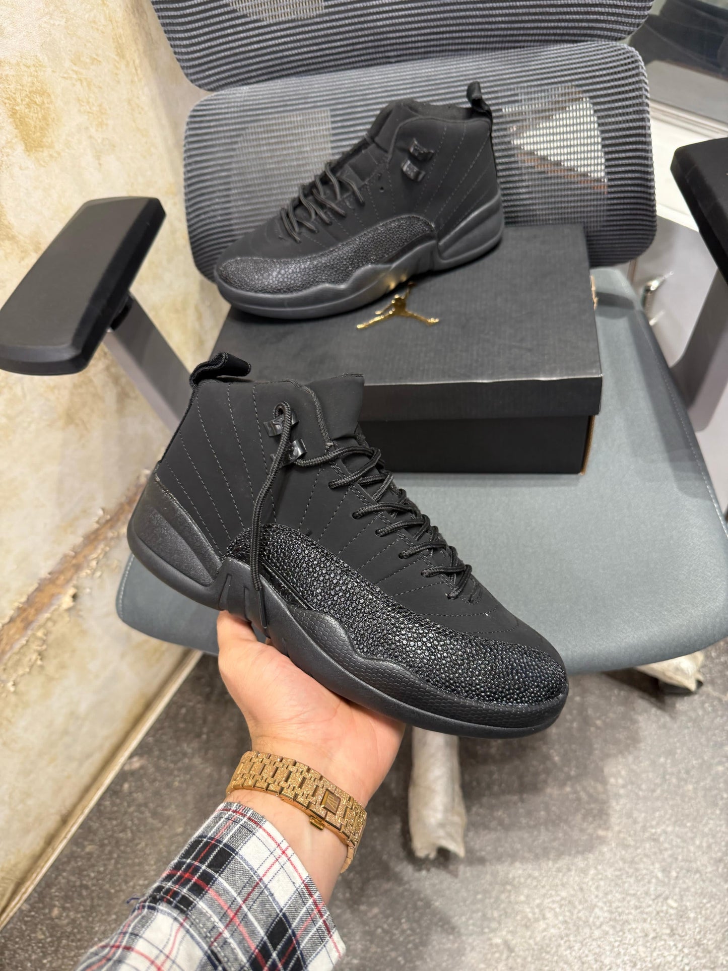 NIKE AIR JORDAN RETRO 12 “ ovo Black”