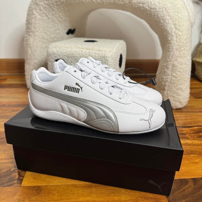 Puma speedcat  leather white/silver👟🔥