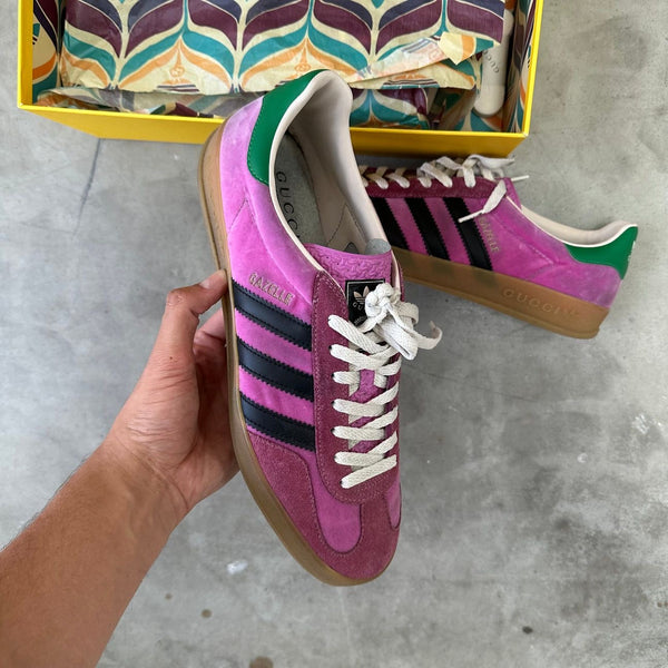 Adidas x Gucci Gazelle 'Pink Velvet'  Sale 💍