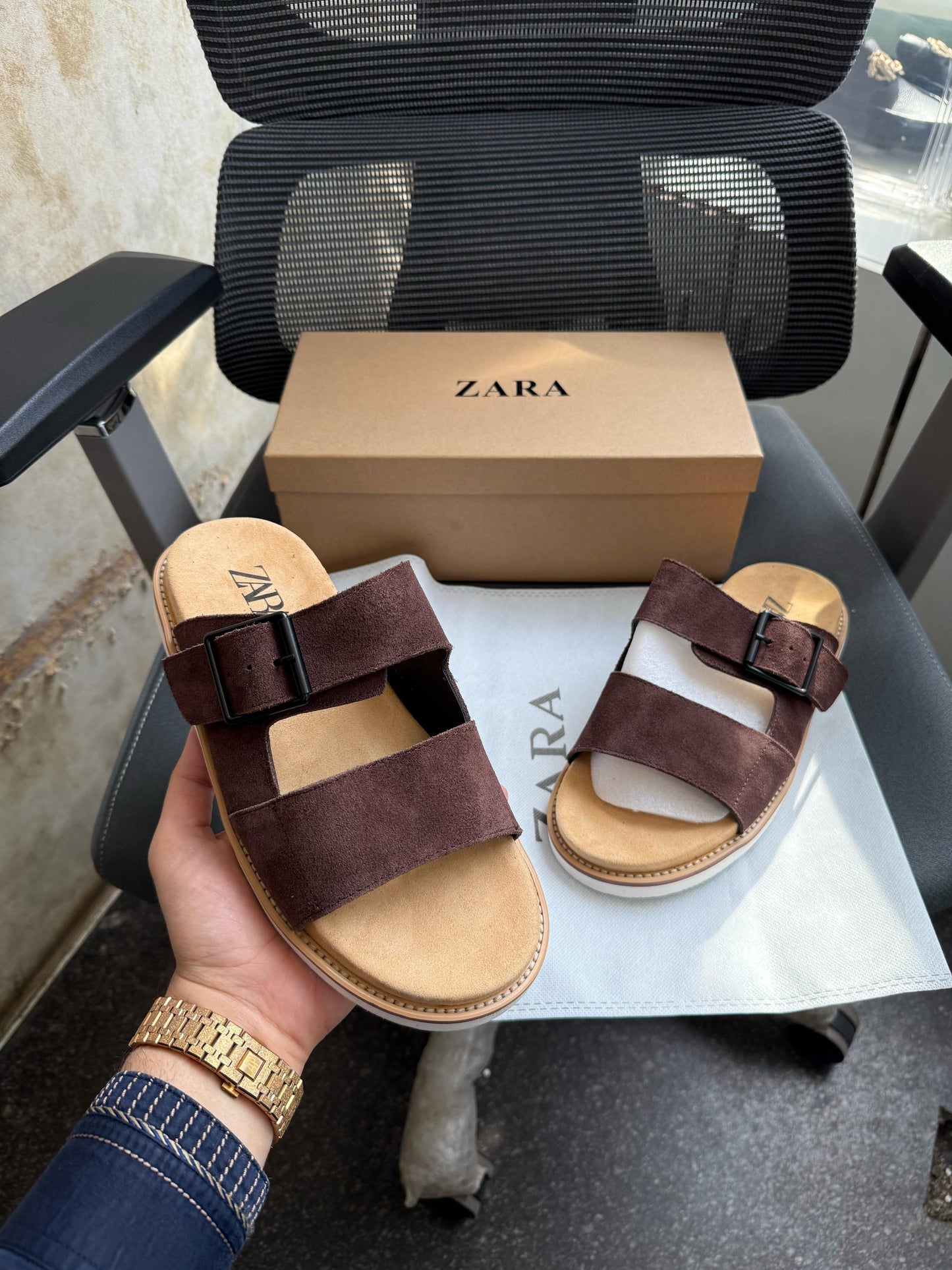 ZARA STRAP SANDALS