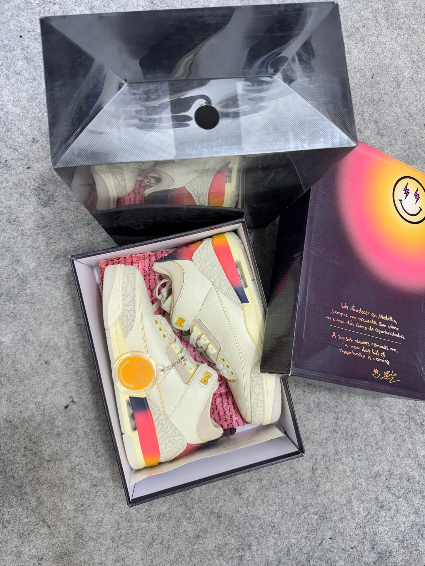 Retro 3 x J Balvin 'Sunset' (UA)