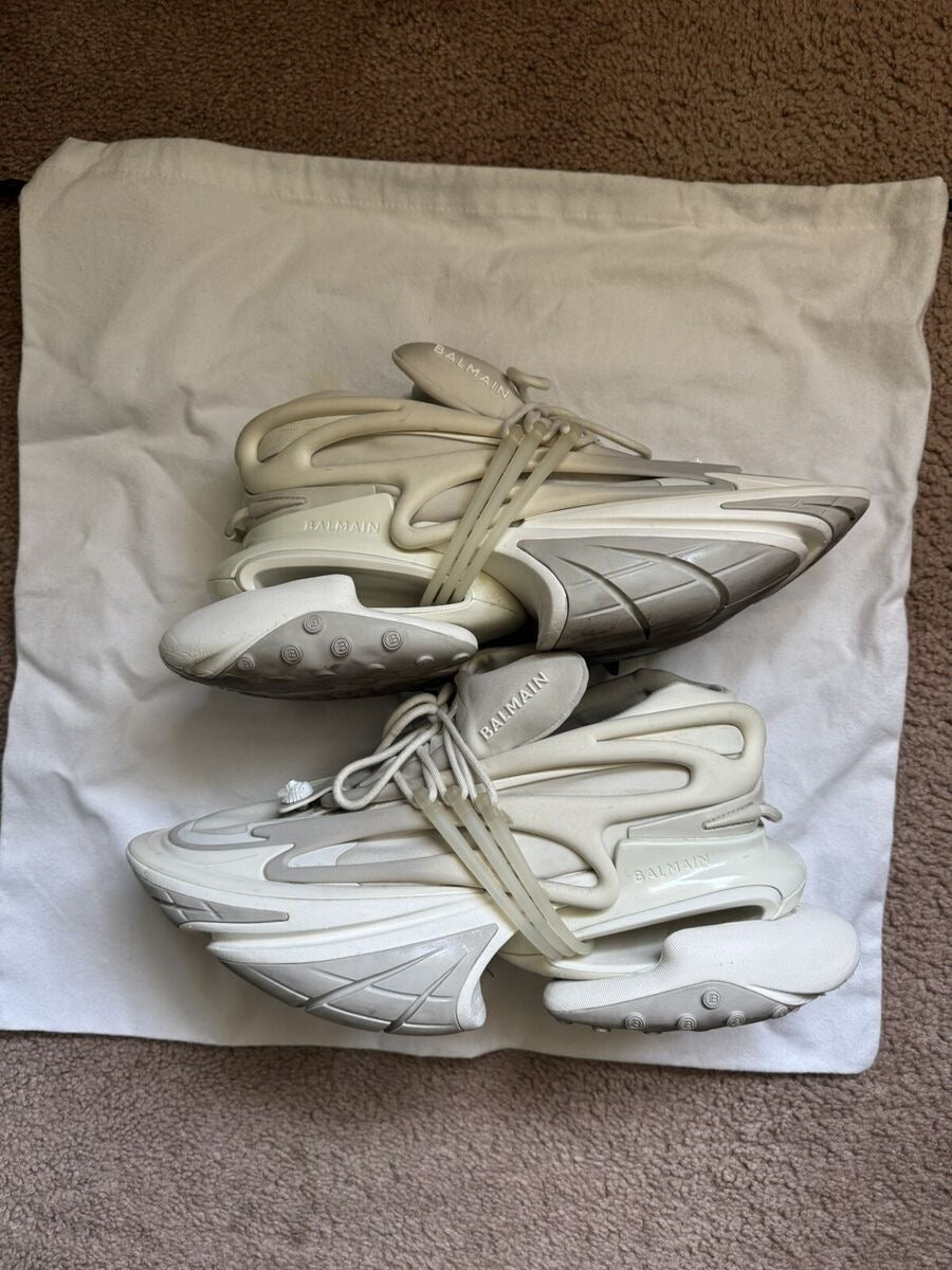 Balmain Unicorn White Sneakers 👟