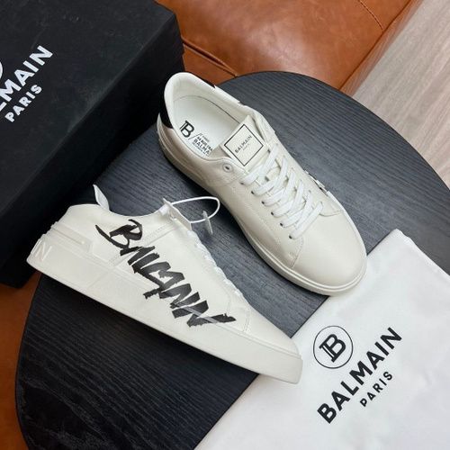 Balmain B-Court Leather Sneaker 👟(black/white)