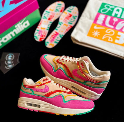 Air Max 1 x Familia 'Pinksicle and Hemp' (womens)